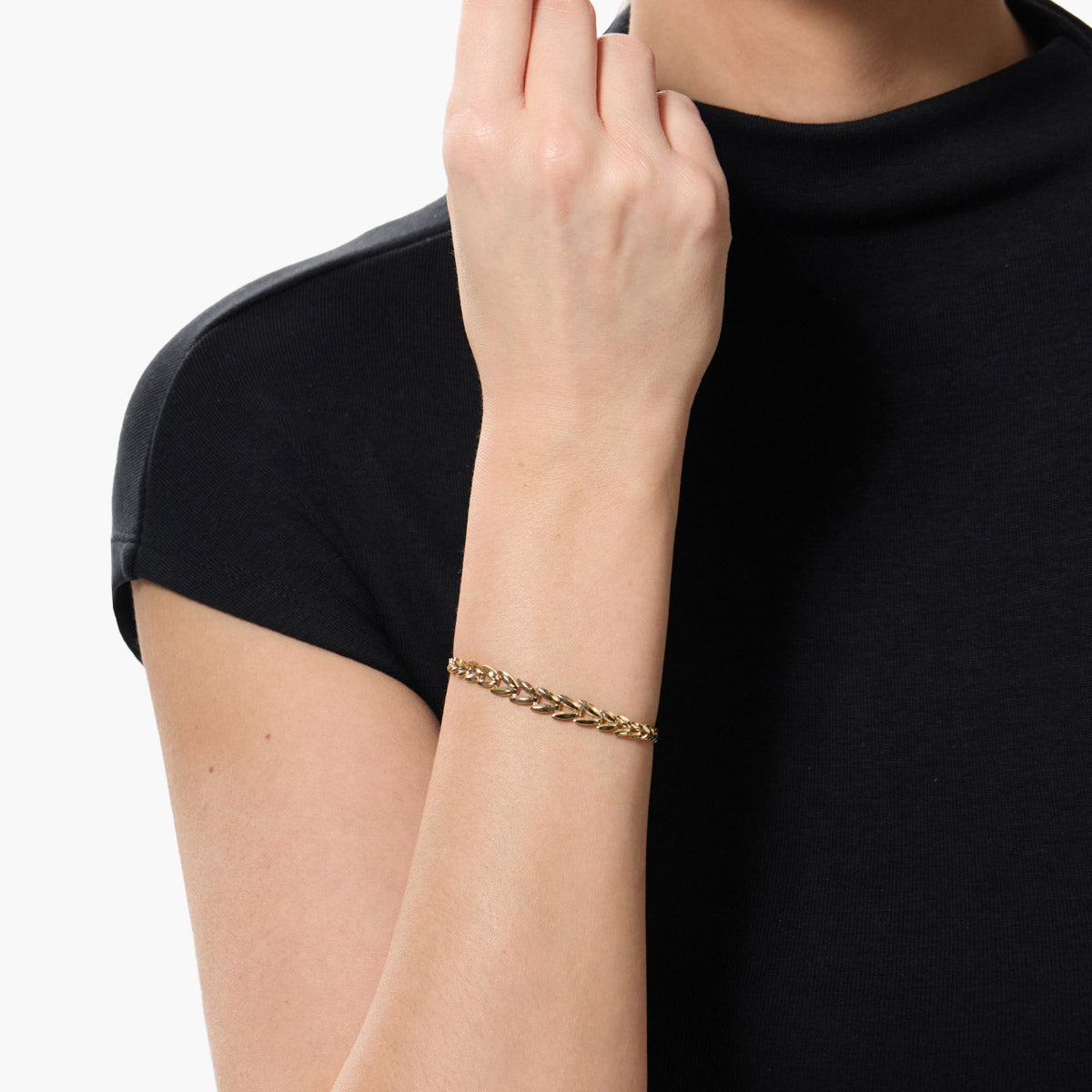Pulsera de oro 18K 19 cm TRITICALE