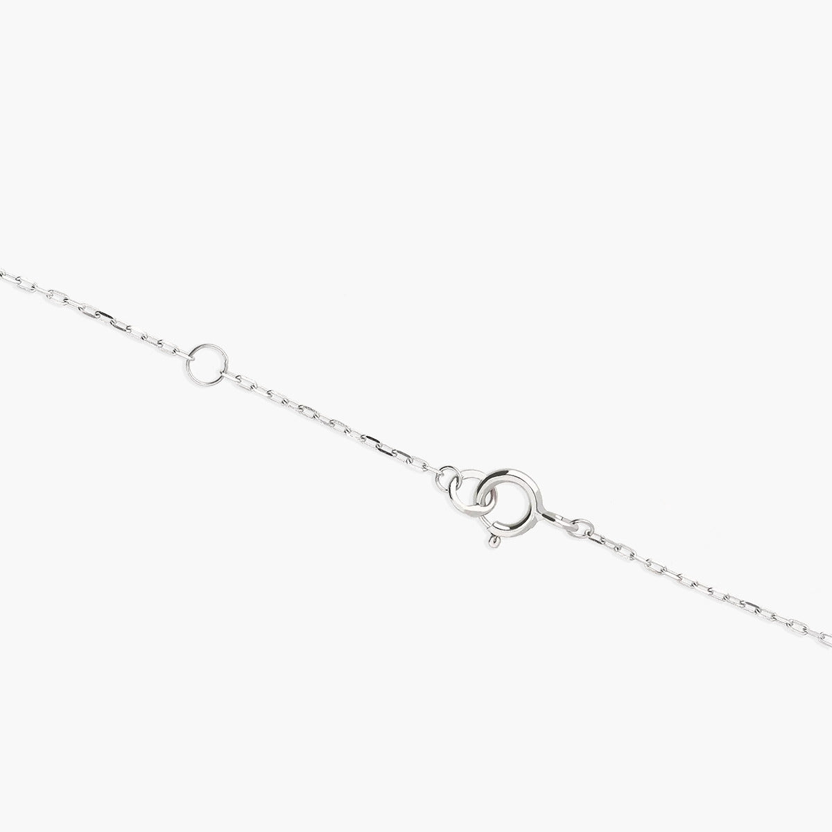 Pulsera de oro blanco 18K circonitas 17-19 cm INFINITY