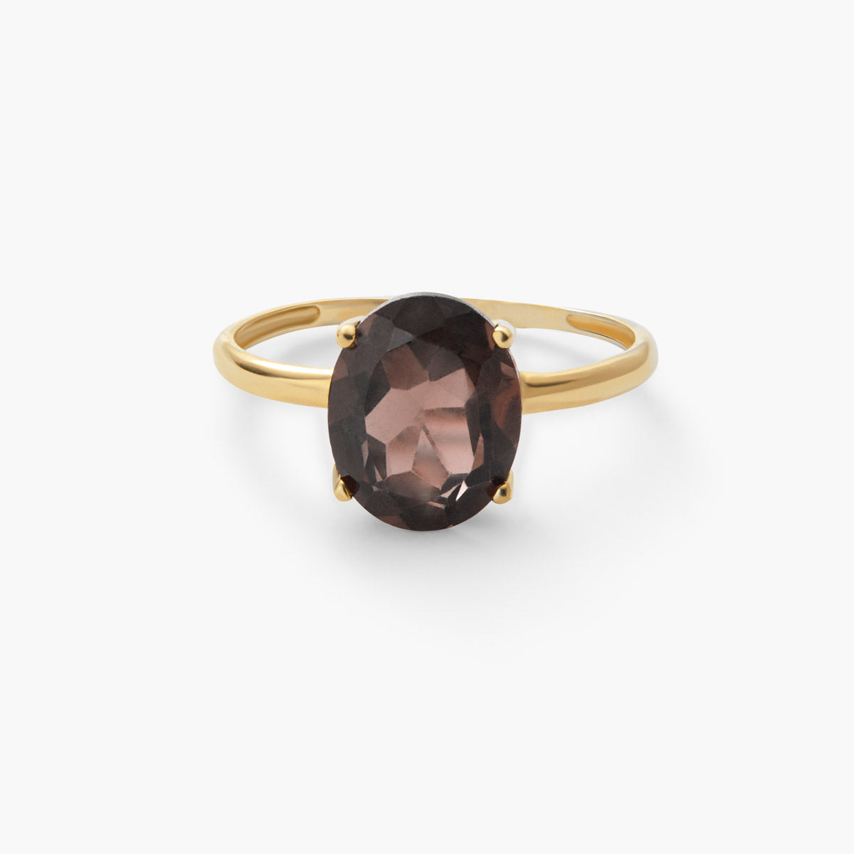 Anillo de oro 18K cuarzo COLORS