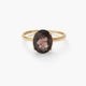 Anillo de oro 18K cuarzo COLORS