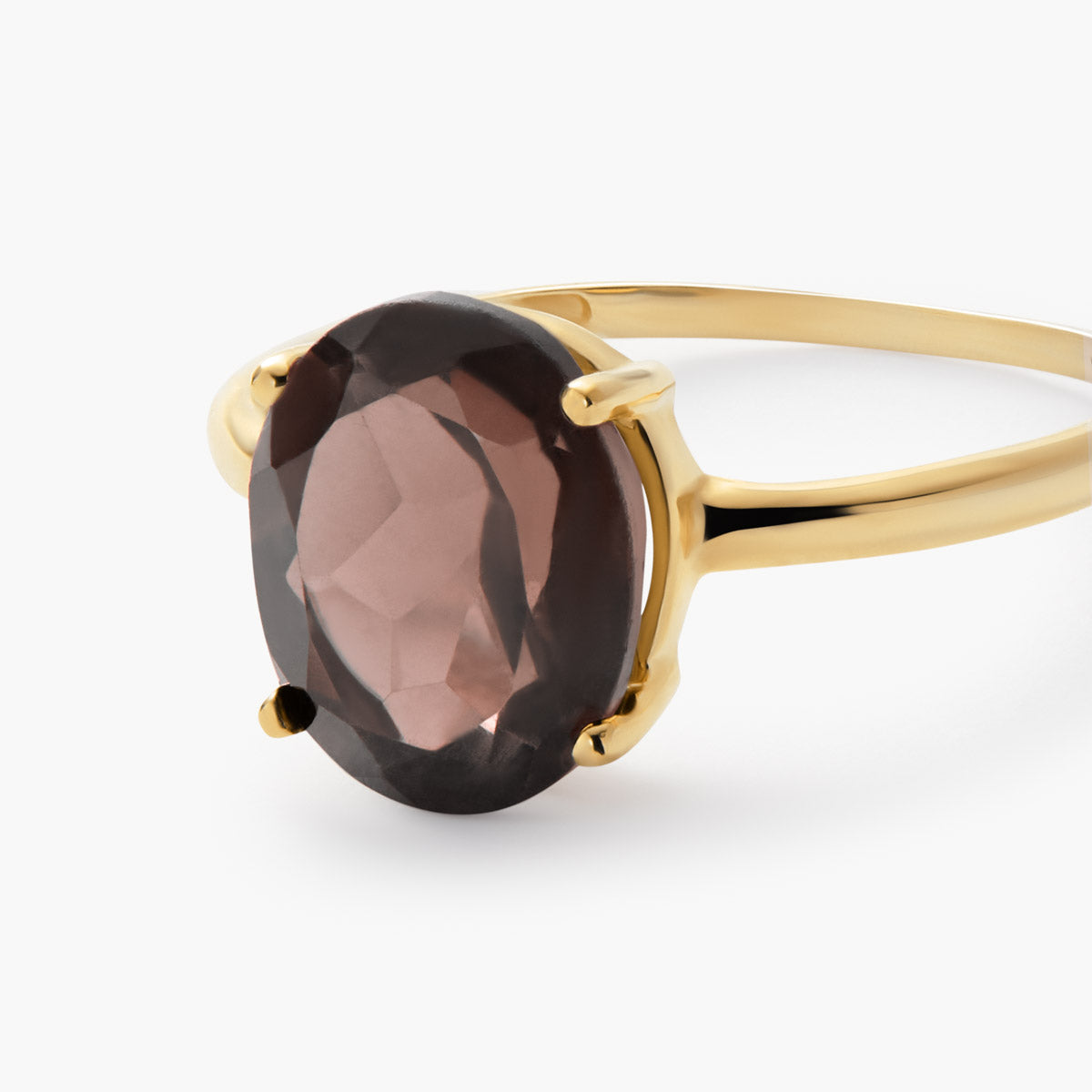 Anillo de oro 18K cuarzo COLORS