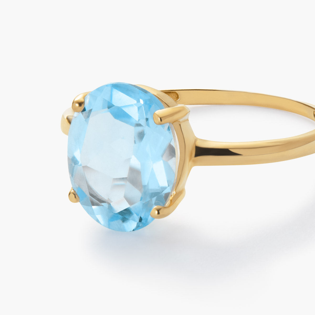 Anillo de oro 18K topacio COLORS