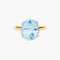 Anillo de oro 18K topacio COLORS