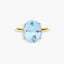 Anillo de oro 18K topacio COLORS