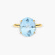 Anillo de oro 18K topacio COLORS