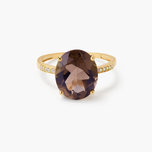 Anillo de oro 18K SPARKLING COLORS