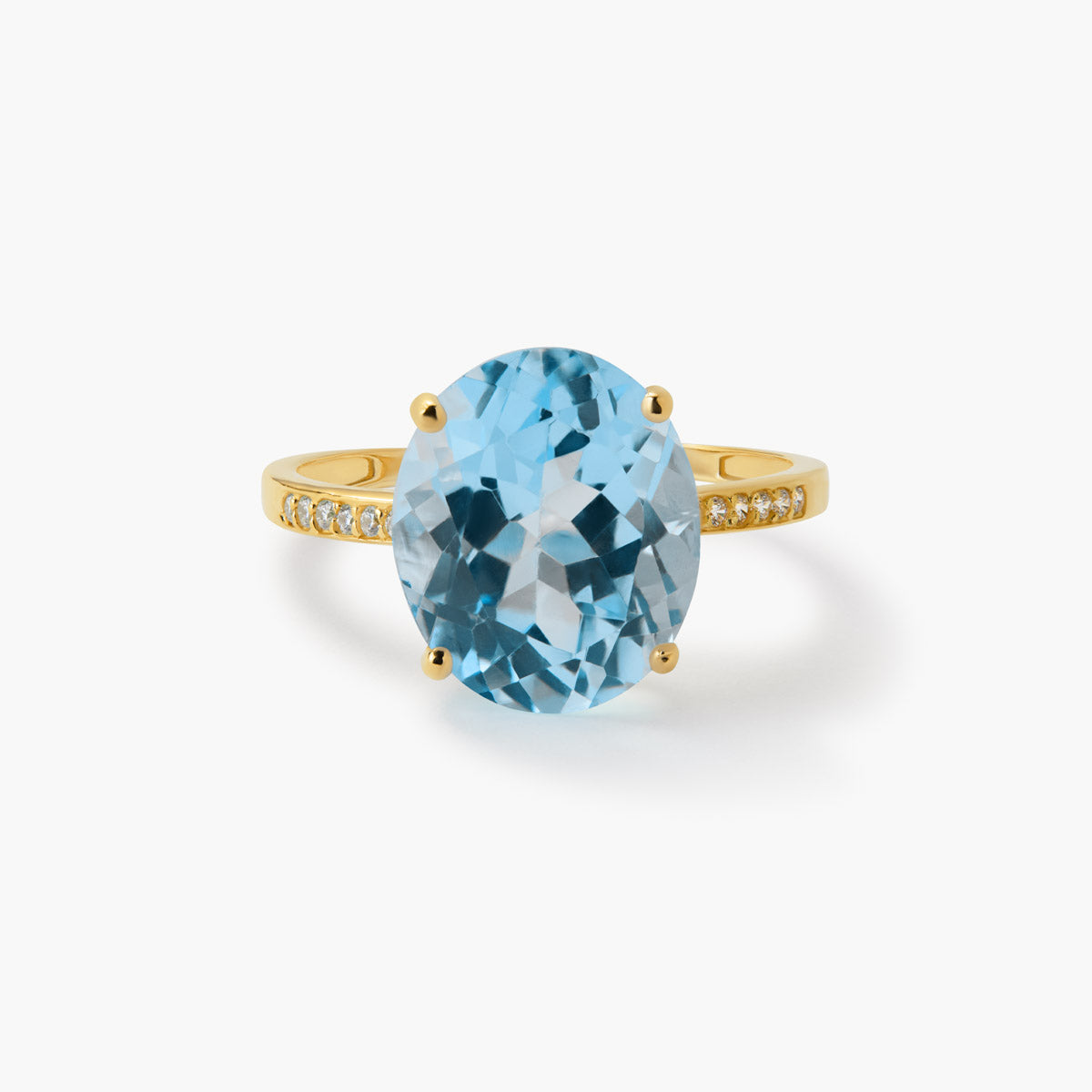 Anillo de oro 18K SPARKLING COLORS