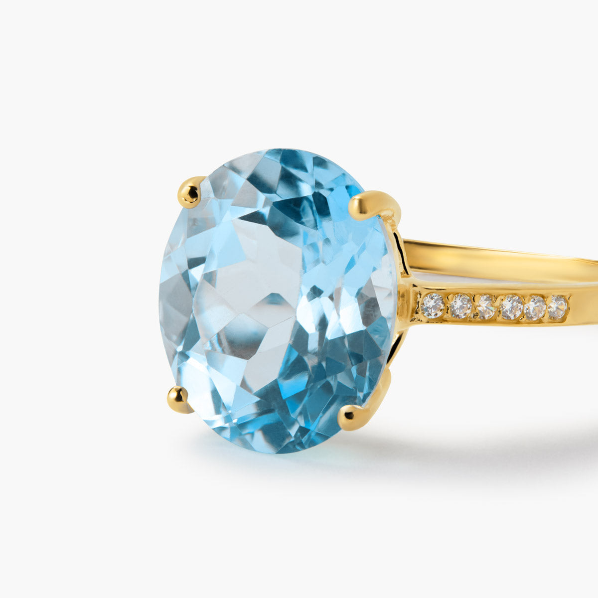 Anillo de oro 18K SPARKLING COLORS