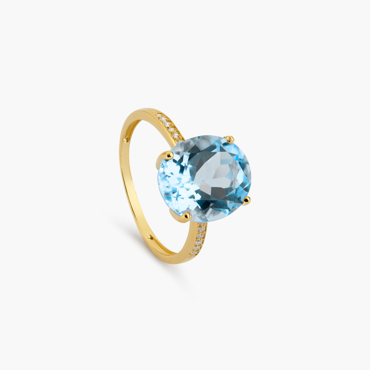 Anillo de oro 18K SPARKLING COLORS