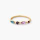 Anillo de oro 18K amatista 