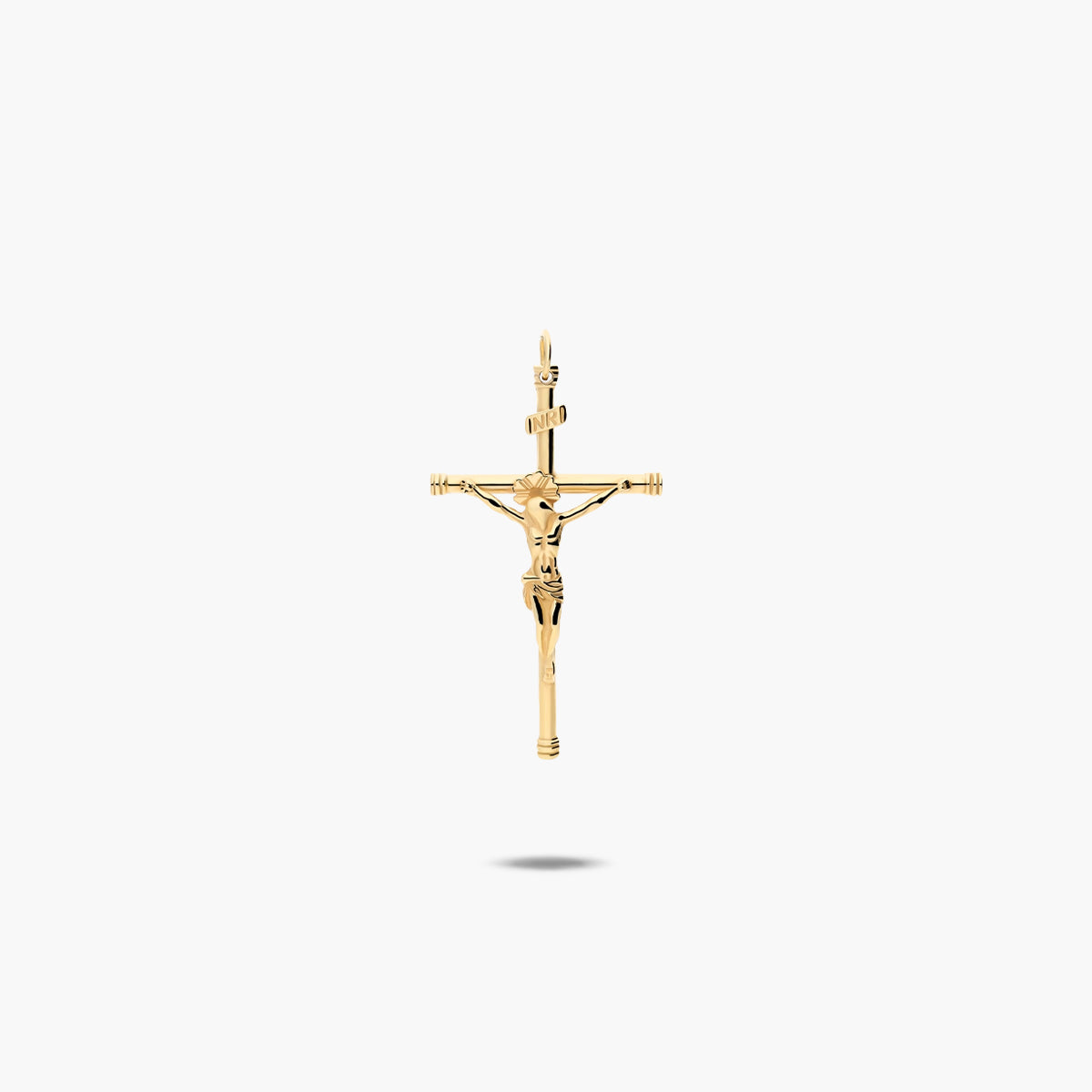 Cruz Cristo de oro 18K 56 mm