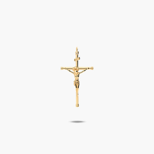 Cruz Cristo de oro 18K 56 mm