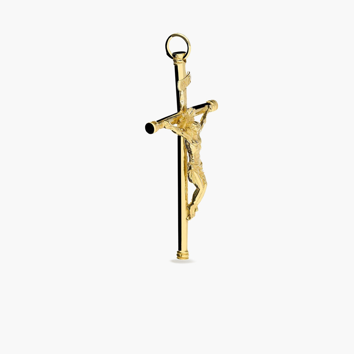 Cruz Cristo de oro 18K 56 mm