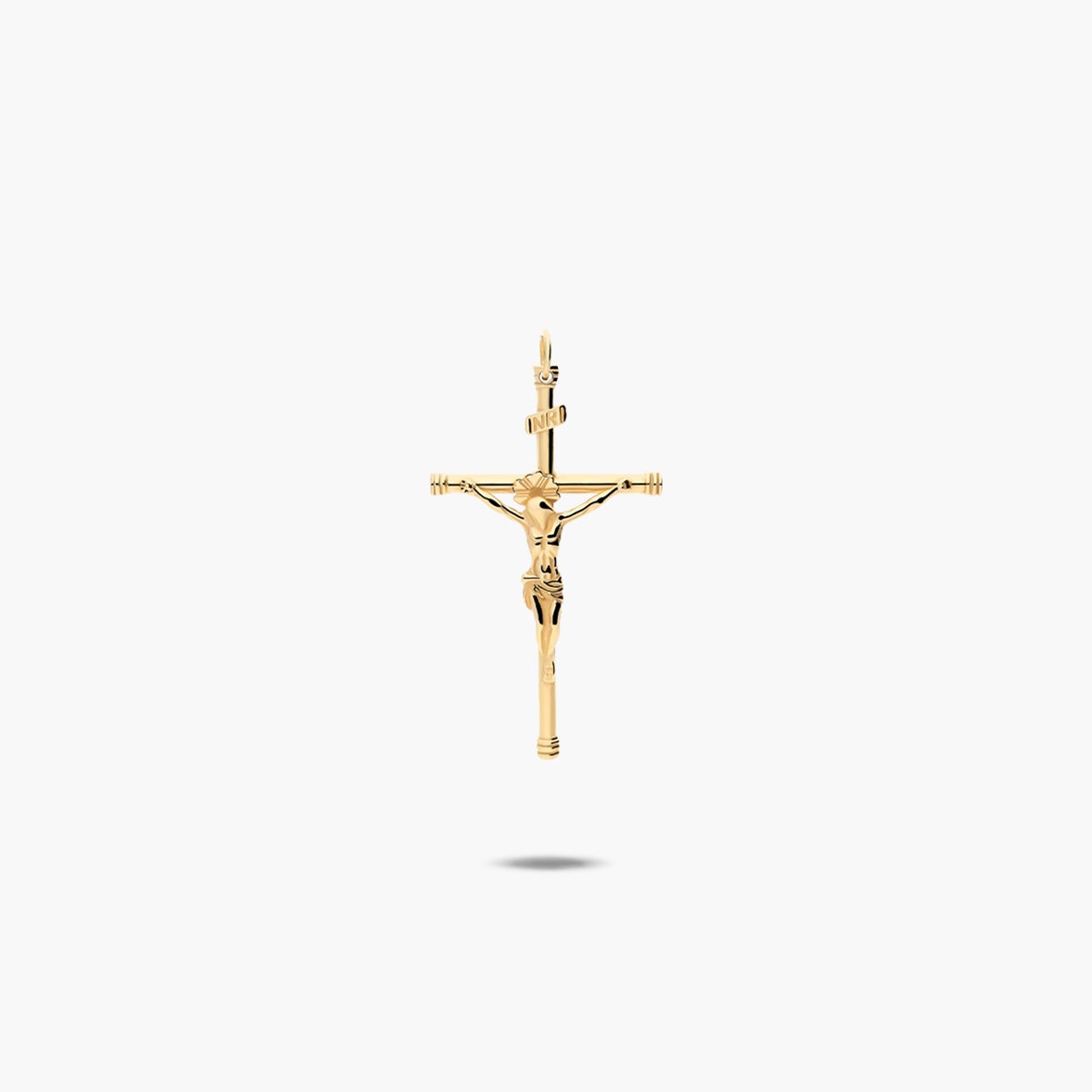 Cruz Cristo de oro 18K 44 mm