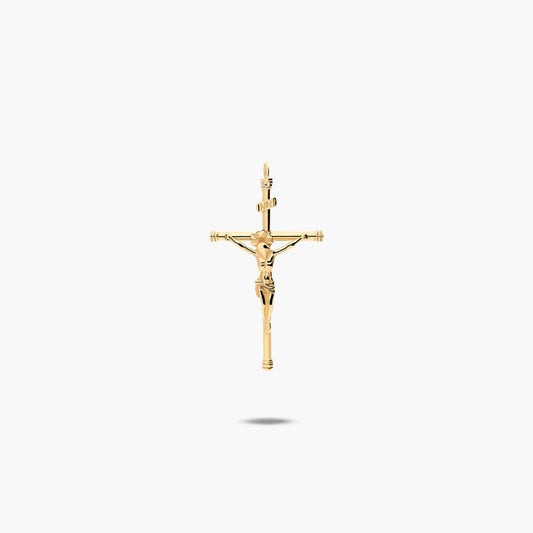 Cruz Cristo de oro 18K 44 mm