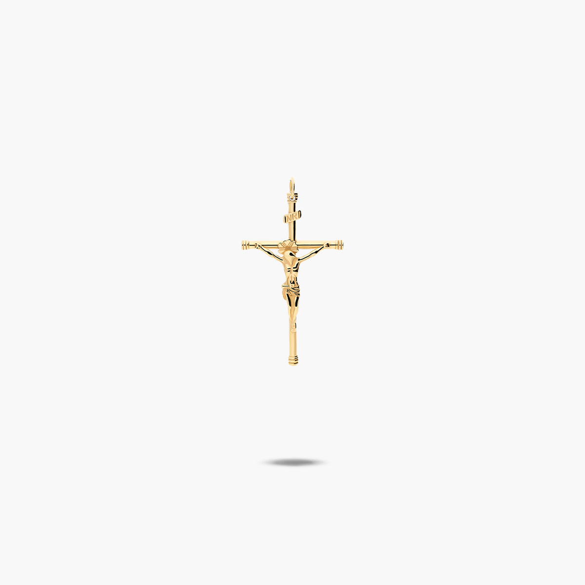 Cruz Cristo de oro 18K 37 mm