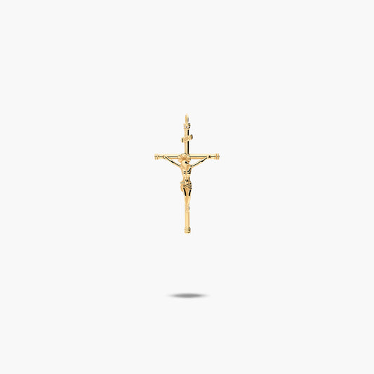 Cruz Cristo de oro 18K 37 mm