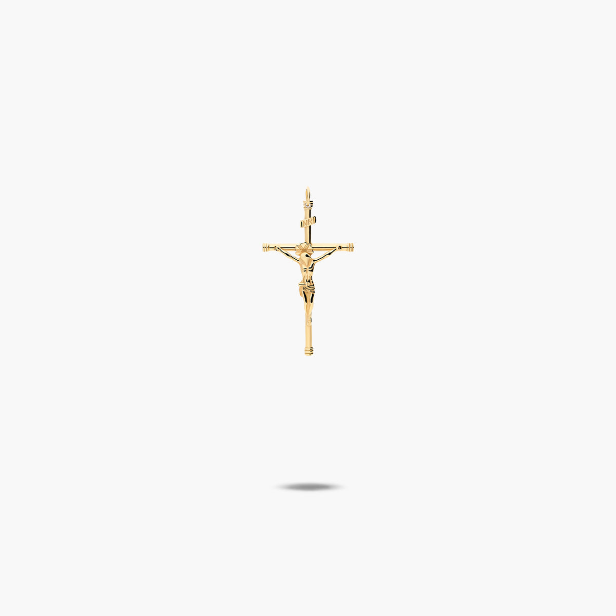 Cruz Cristo de oro 18K 30 mm