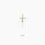 Cruz Cristo de oro 18K 30 mm