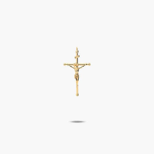 Cruz Cristo de oro 18K 23 mm