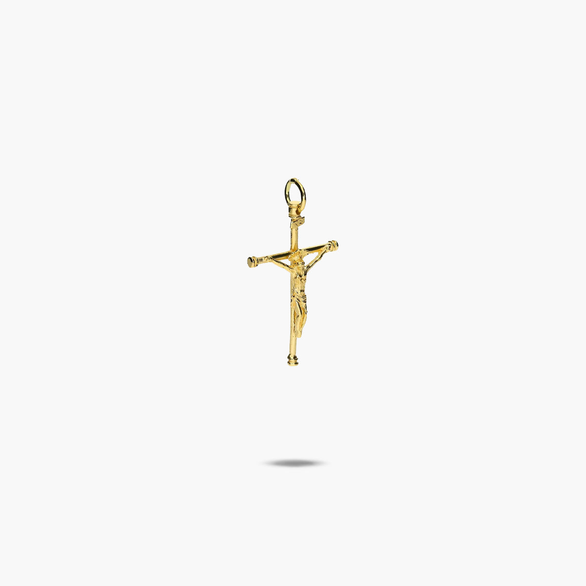 Cruz Cristo de oro 18K 23 mm
