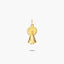 Medalla Virgen del Pilar con manto de oro 18K 25 mm
