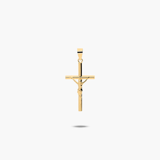 Cruz Cristo de oro 18K 30 mm