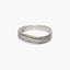 Anillo de oro blanco 18K 