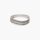 Anillo de oro blanco 18K 