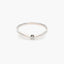 Anillo diamante natural 0.05 ct. oro 18 quilates