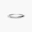Anillo de oro blanco 18K diamante natural 0.15 ct. METEOROIDS
