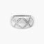 Anillo de oro blanco 18K diamante natural 0.55 ct. LUMINAIRE 80s