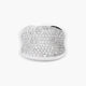 Anillo de oro blanco 18K diamante natural 2.47 ct. LUCKY STREAK