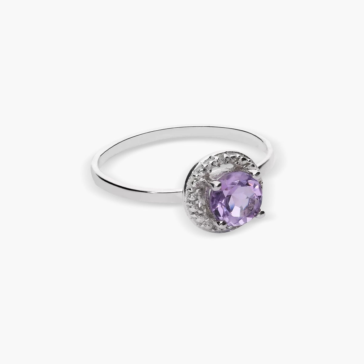 Anillo diamante natural oro 18 quilates