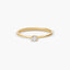 Anillo de oro 18K diamante natural 0.07 ct. SUN