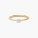 Anillo de oro 18K diamante natural 0.07 ct. SUN