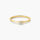 Anillo de oro 18K diamante natural 0.07 ct. SUN