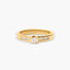 Anillo de oro 18K diamante natural 0.25 ct. COMET