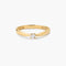 Anillo de oro 18K diamante natural 0.1 ct. SUN