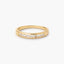 Anillo de oro 18K diamante natural 0.27 ct. METEOROIDS