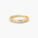 Anillo de oro 18K diamante natural 0.27 ct. METEOROIDS