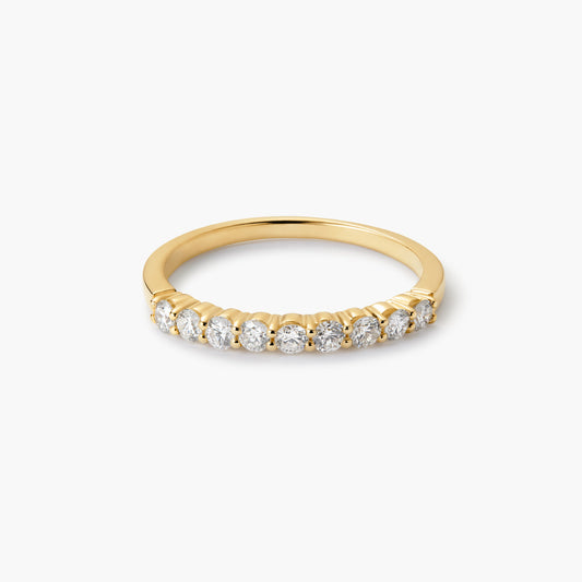 Anillo de oro 18K diamante natural 0.36 ct. STARS