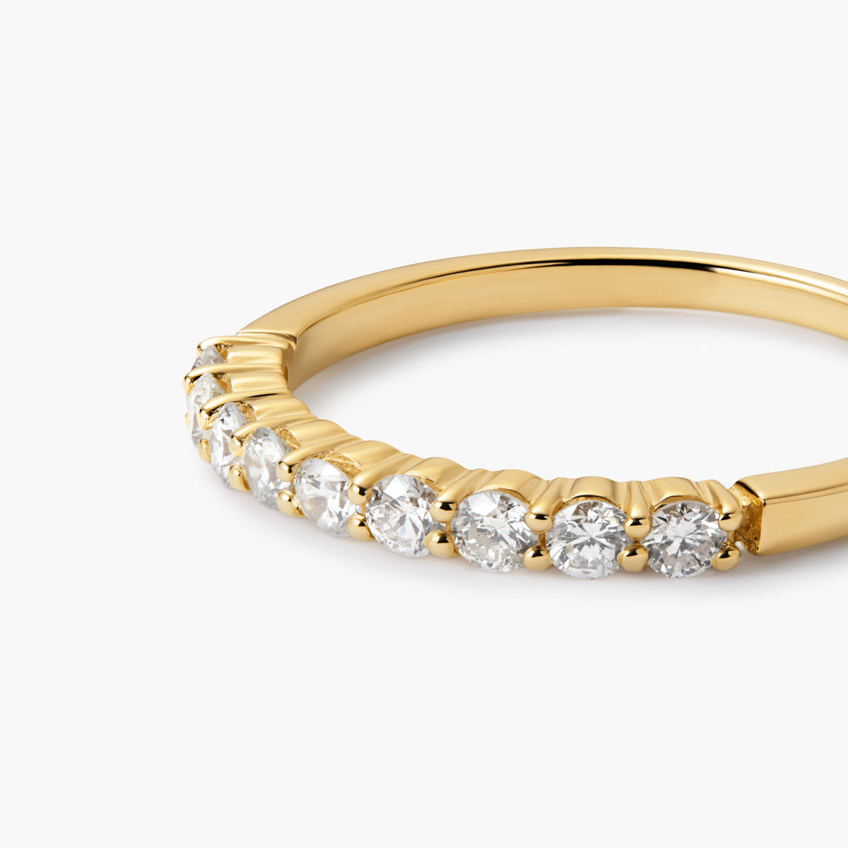 Anillo de oro 18K diamante natural 0.36 ct. STARS