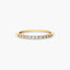 Anillo de oro 18K diamante natural 0.23 ct. STARS