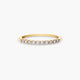 Anillo de oro 18K diamante natural 0.23 ct. STARS