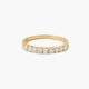 Anillo de oro 18K diamante natural 0.5 ct. STARS