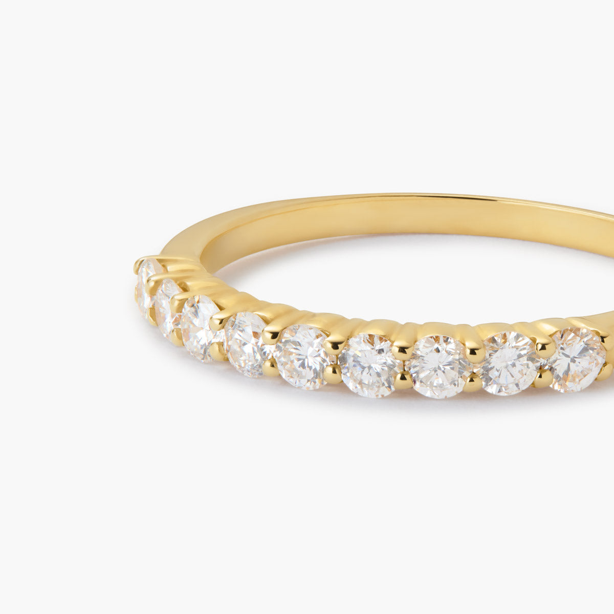 Anillo de oro 18K diamante natural 0.5 ct. STARS