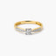 Anillo de oro 18K diamante natural 0.14 ct. COMET