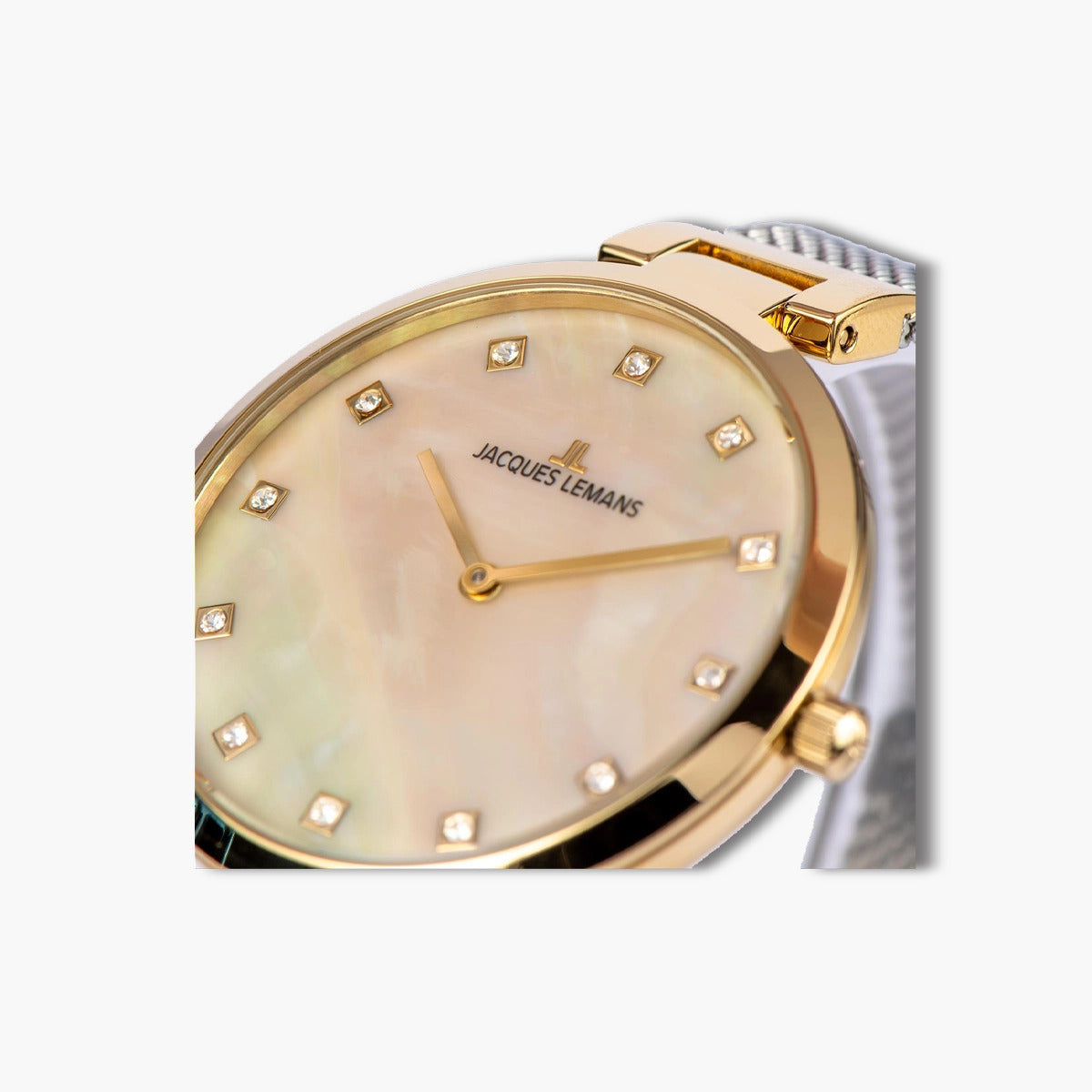 Reloj Jacques Lemans Milano 1-2001L acero bicolor esfera nácar