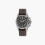 Reloj Jacques Lemans Liverpool 1-2117W cronógrafo piel marrón esfera gris